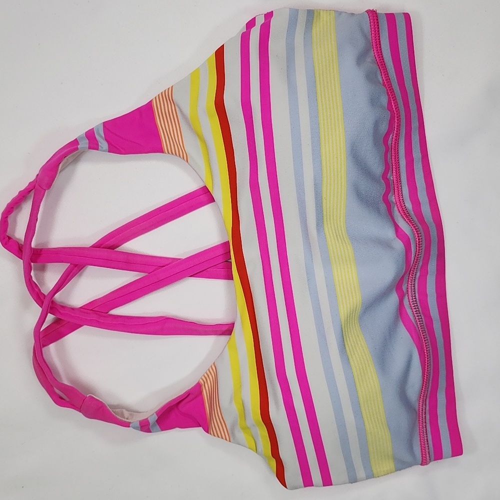 LULULEMON ENERGY CRISS CROSS SPORTS BRA SIZE L
